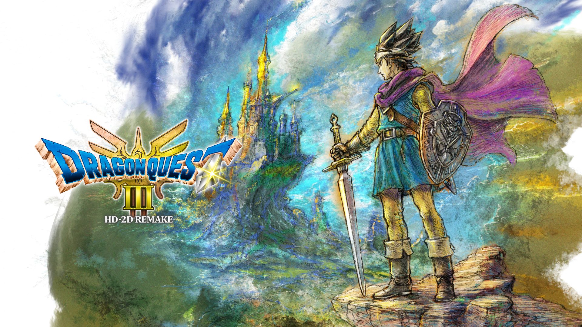 リメイク版「ドラゴンクエストIII」発売決定！ ビジュアルは「HD