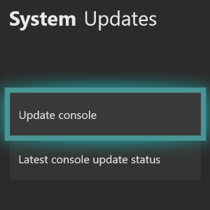 System Update