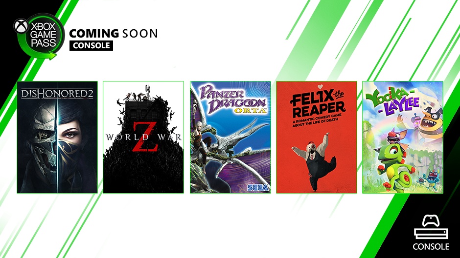 Xbox Game Pass for Console: October Wave 1