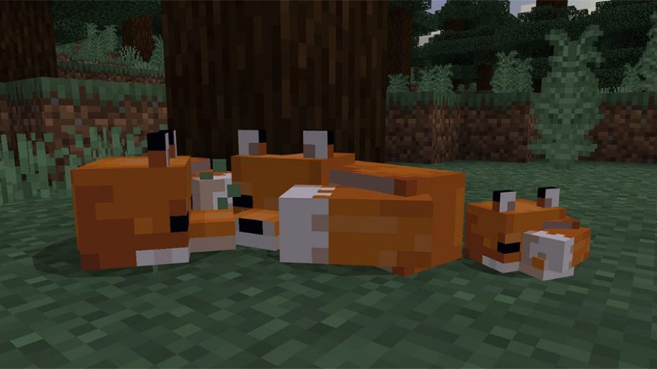 Minecraft Foxes - 16:9