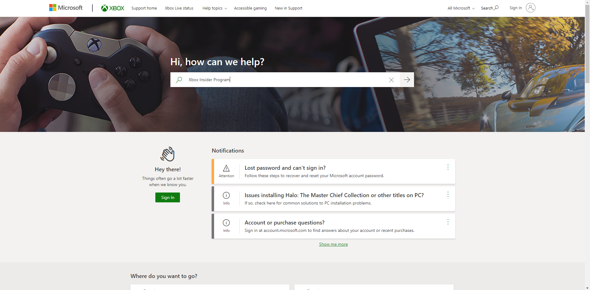 Xbox Support