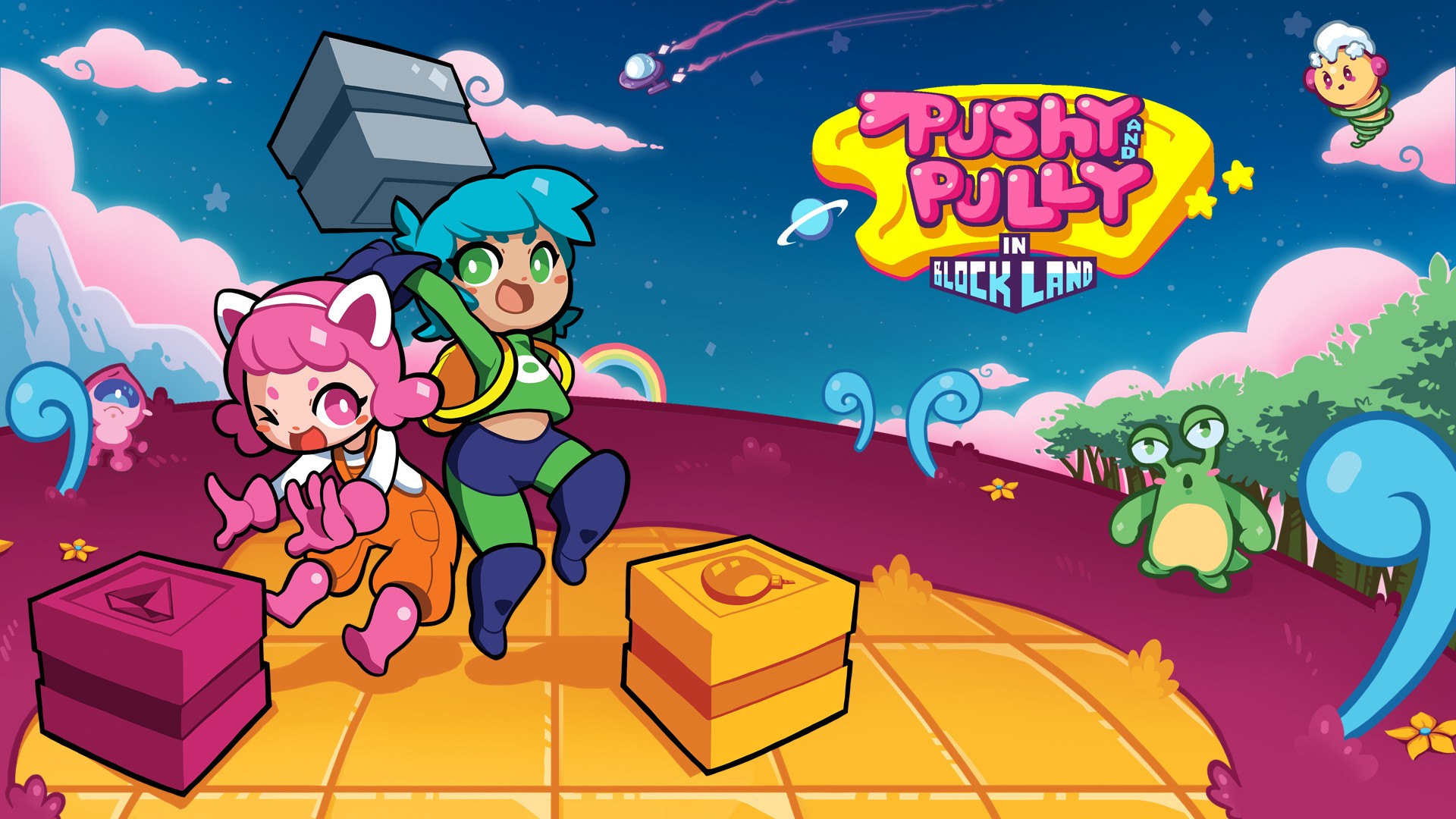 Pushy and Pully in Blockland