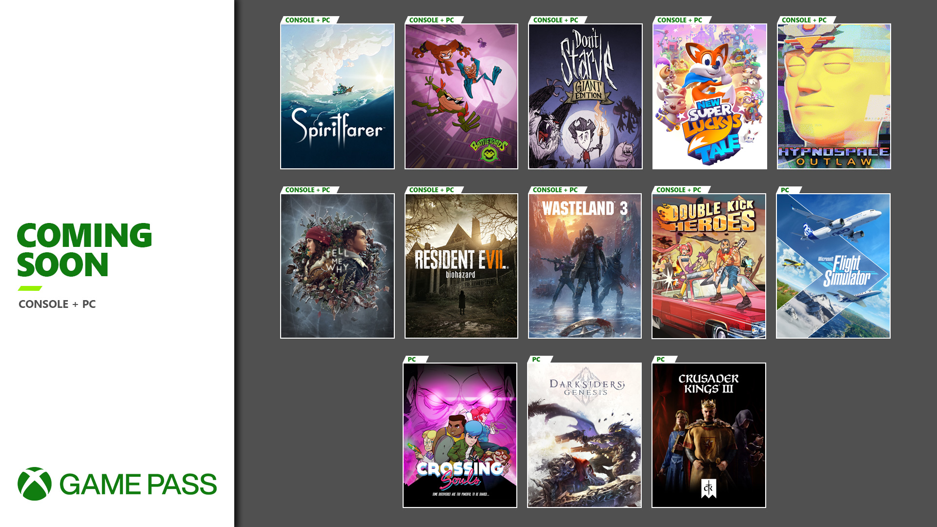 Xbox Game Pass August 2020 Wave 2 Hero