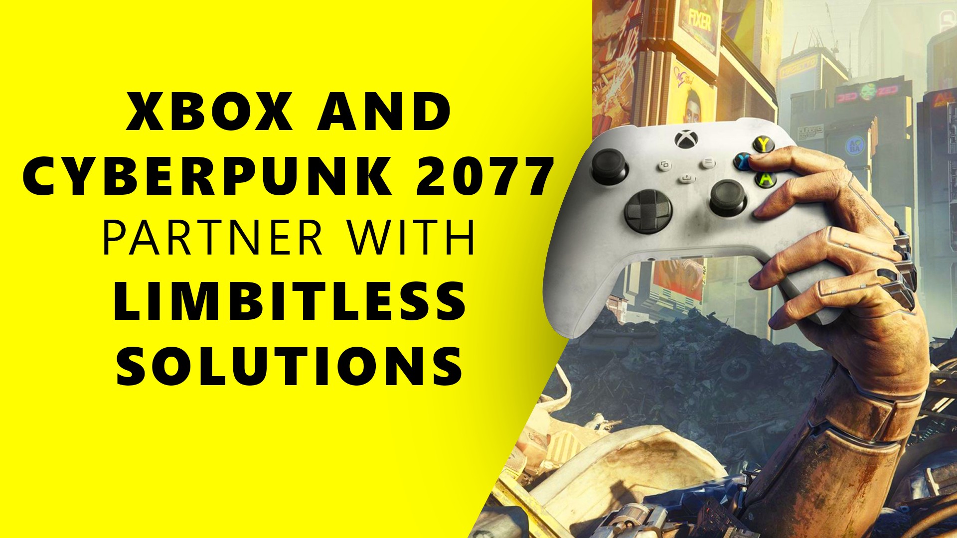 Cyberpunk 2077 with a Limbitless Solutions Collaboration