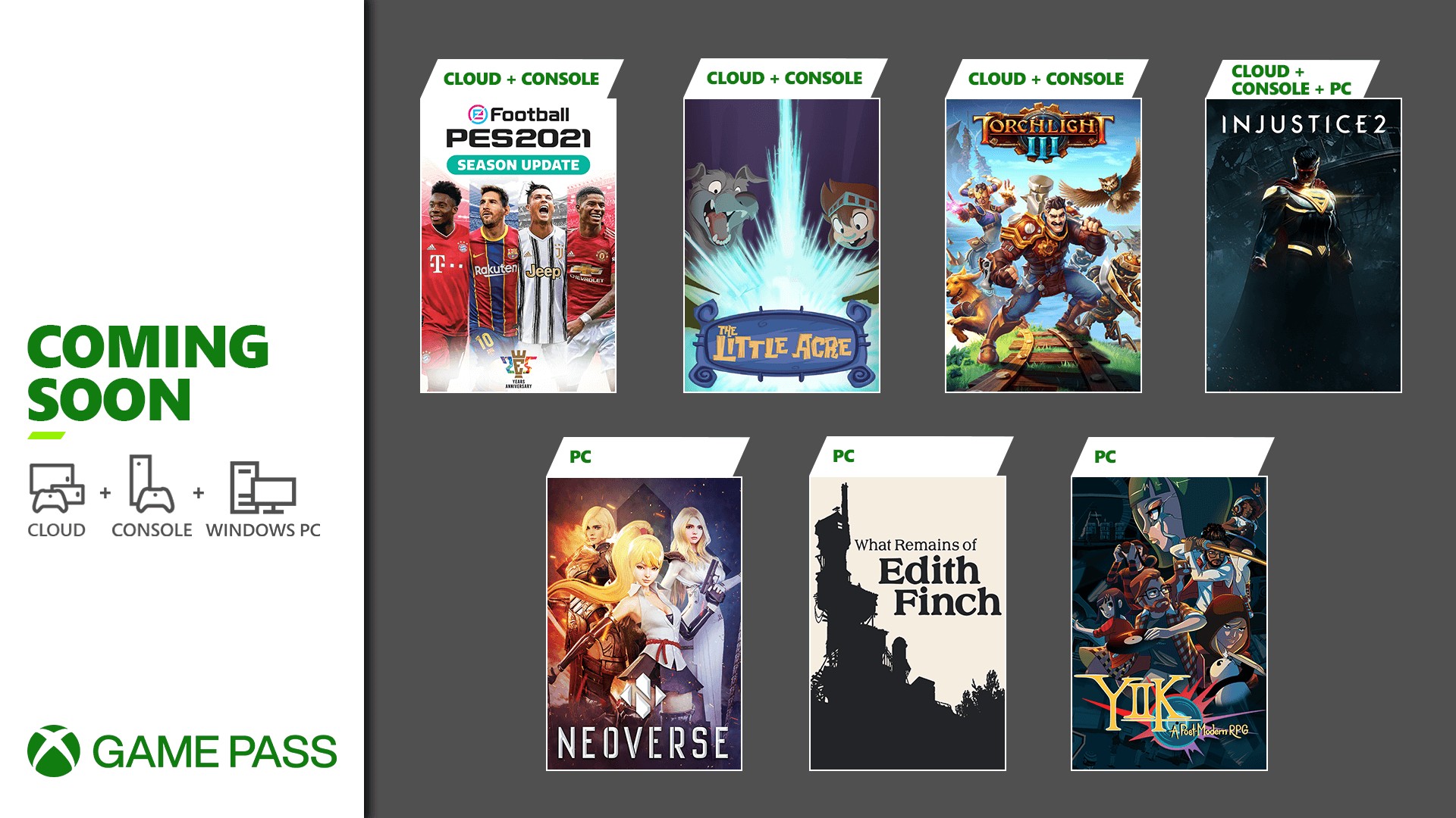 Xbox Game Pass January 2021 Update