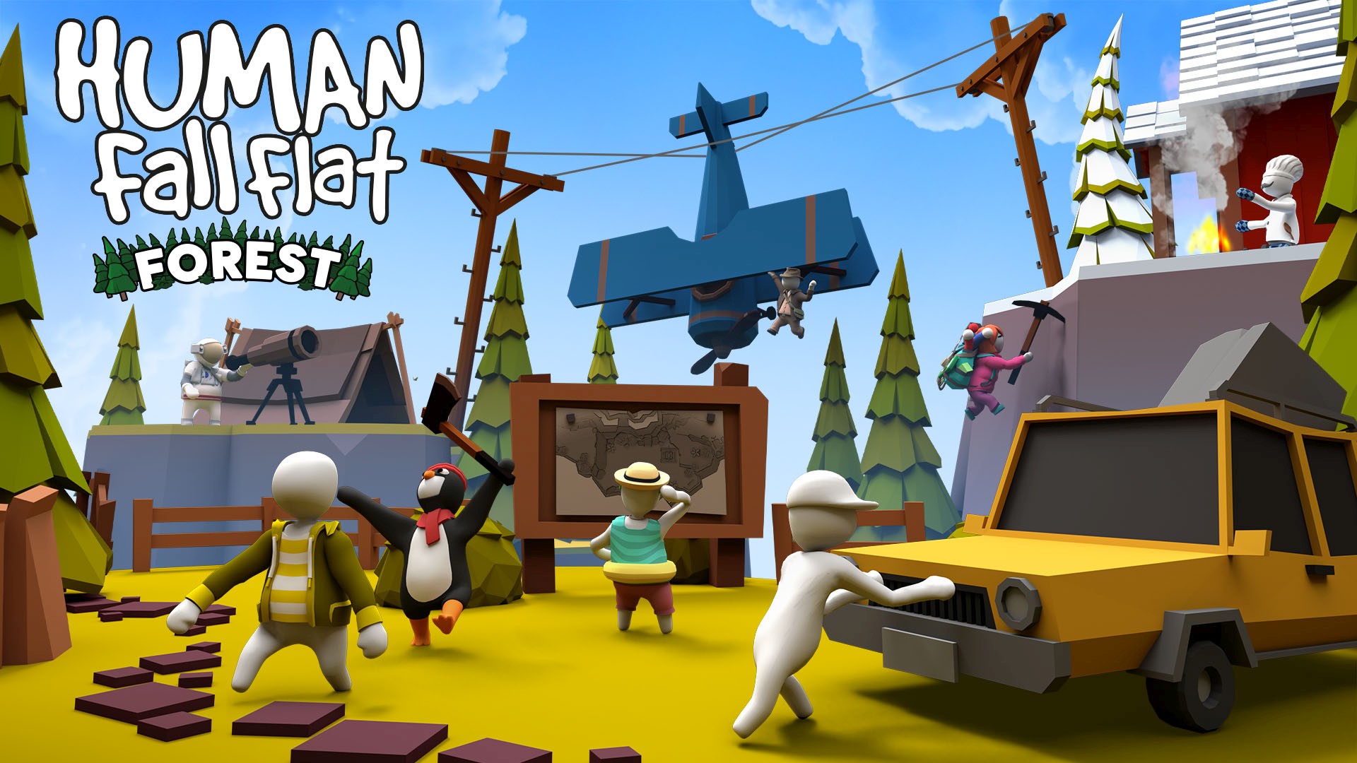 Human: Fall Flat - Forest Hero Image