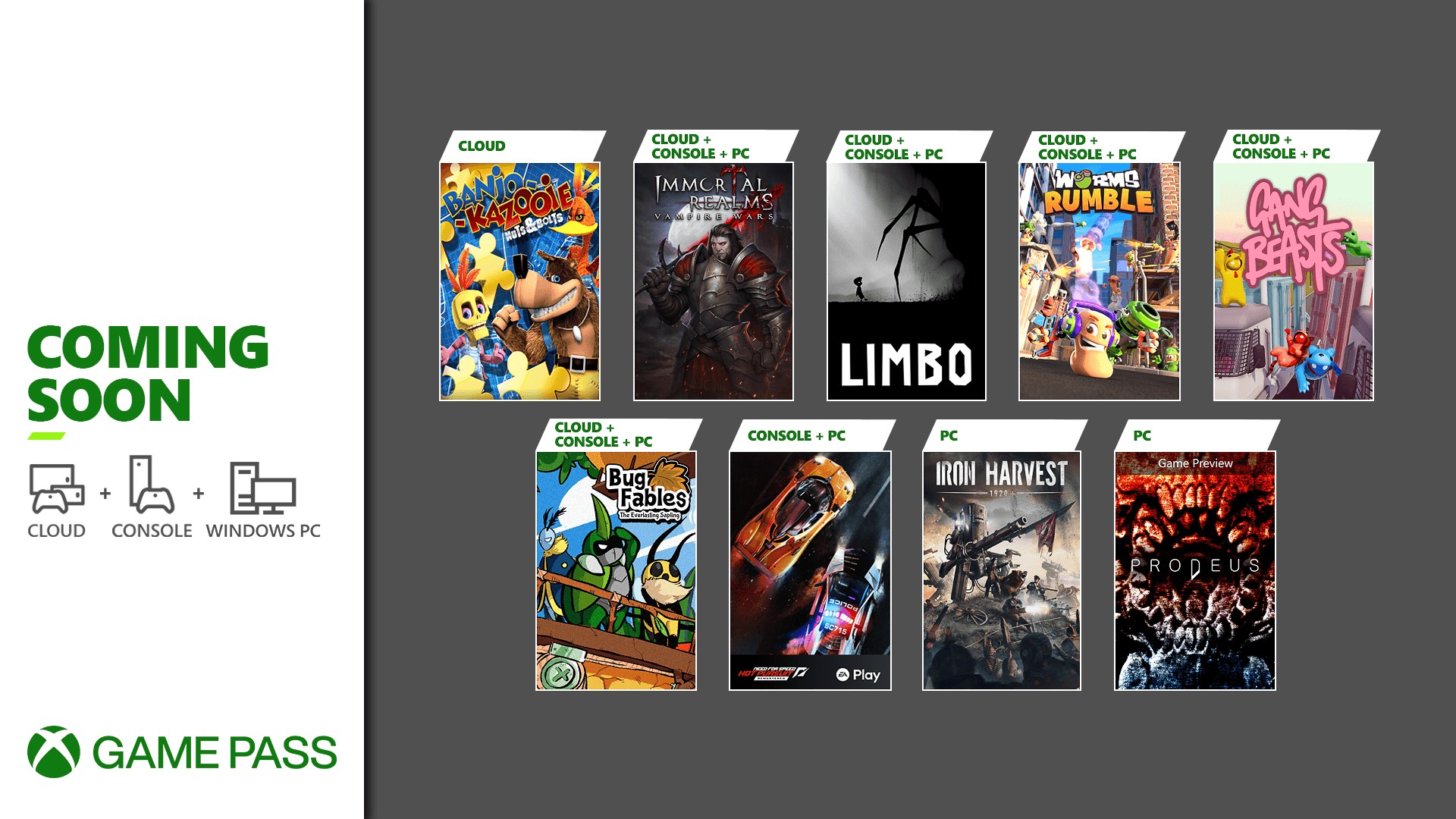 Coming Soon to Xbox Game Pass
