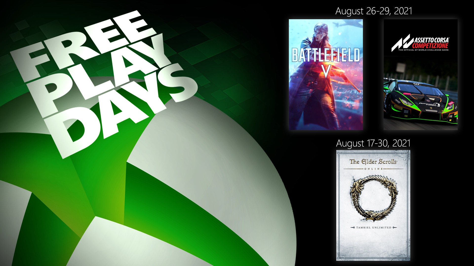 Xbox Live Gold - Free Play Days