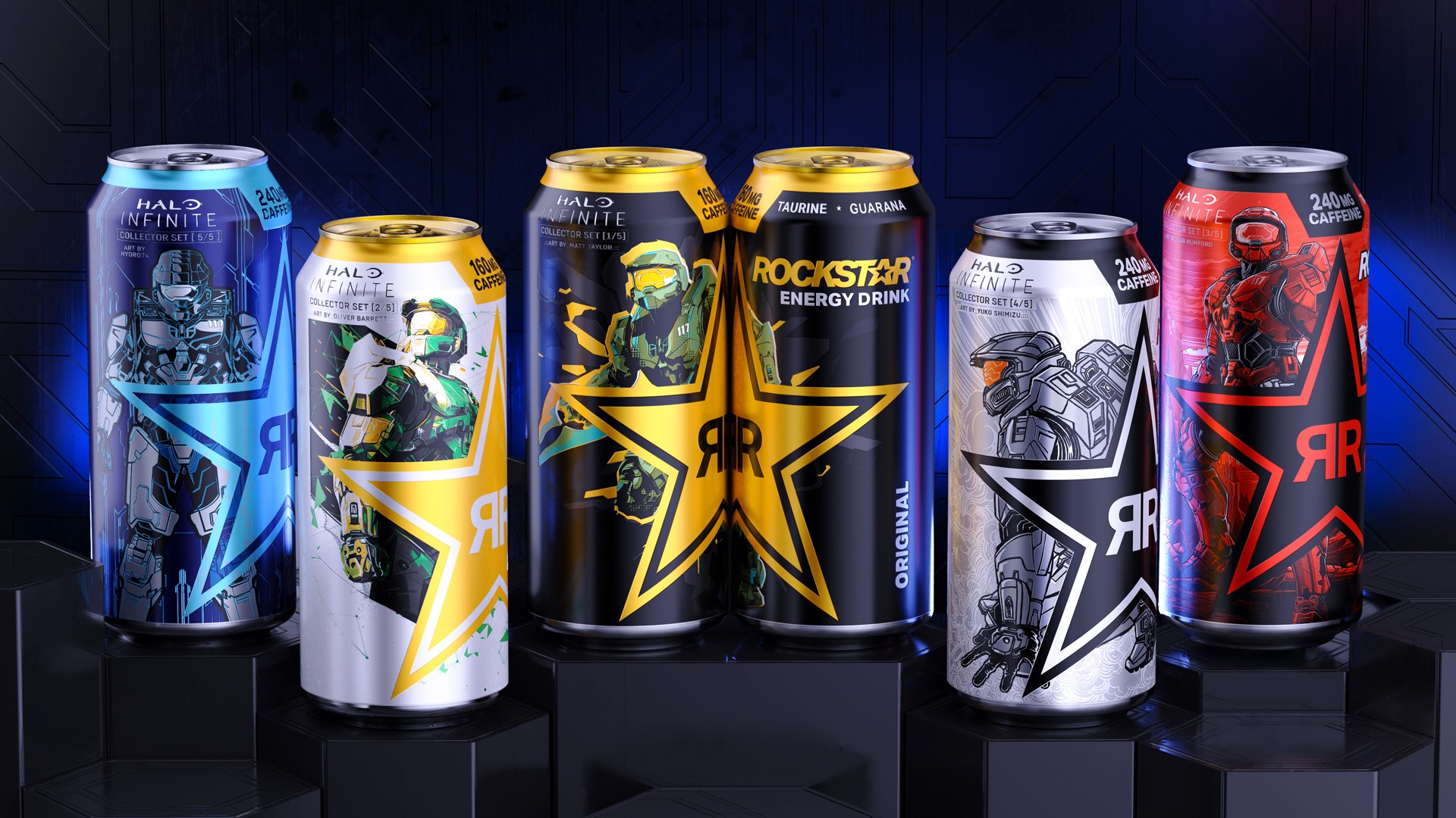 Rockstar Energy Drink Artist-Series Cans