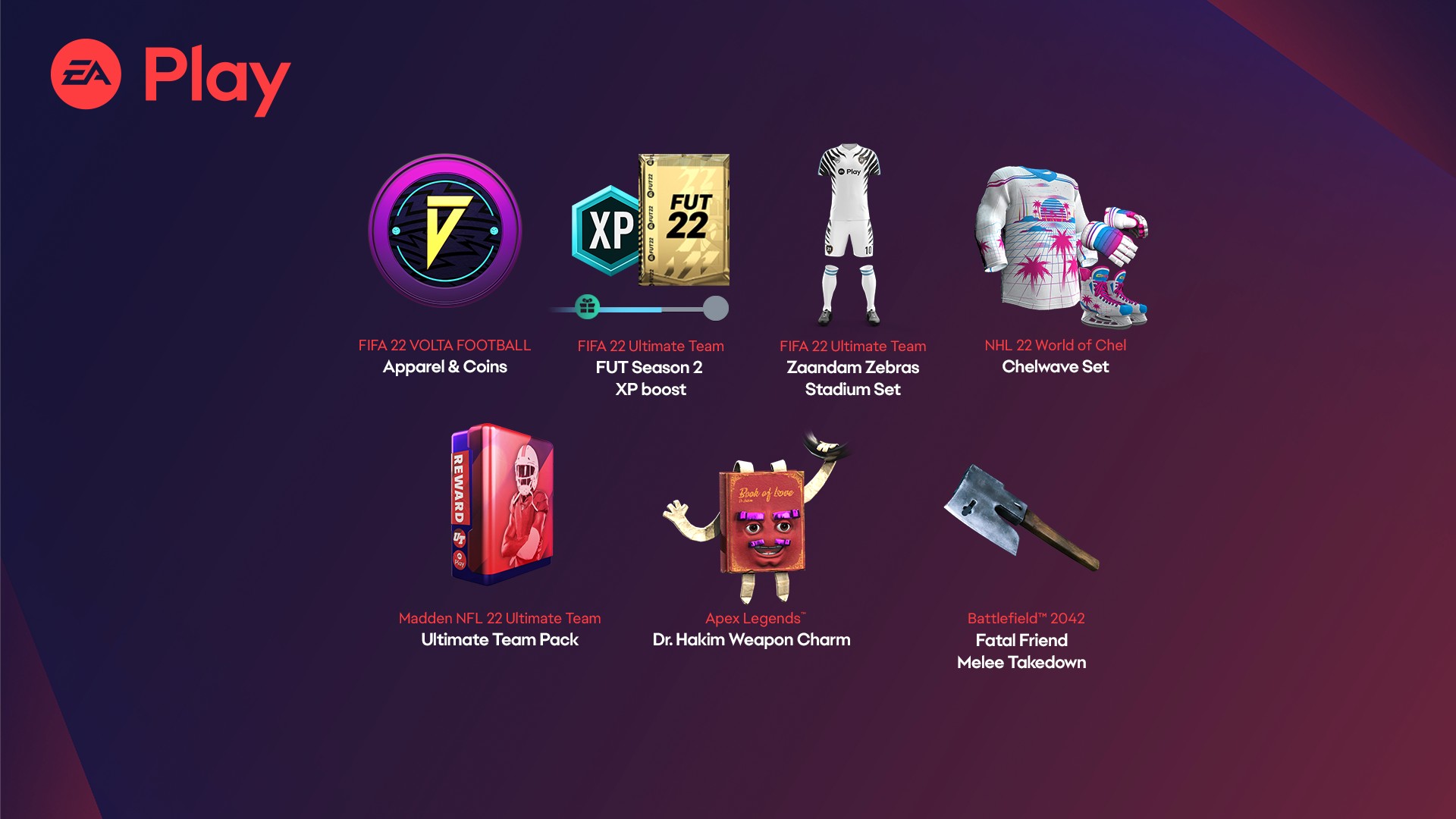EA Play November Rewards