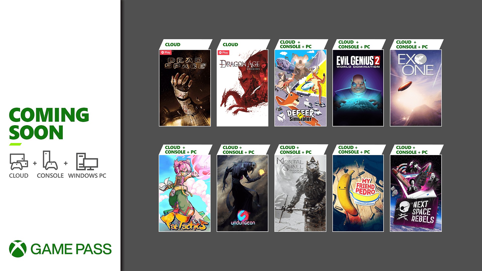 Xbox Game Pass - November Update