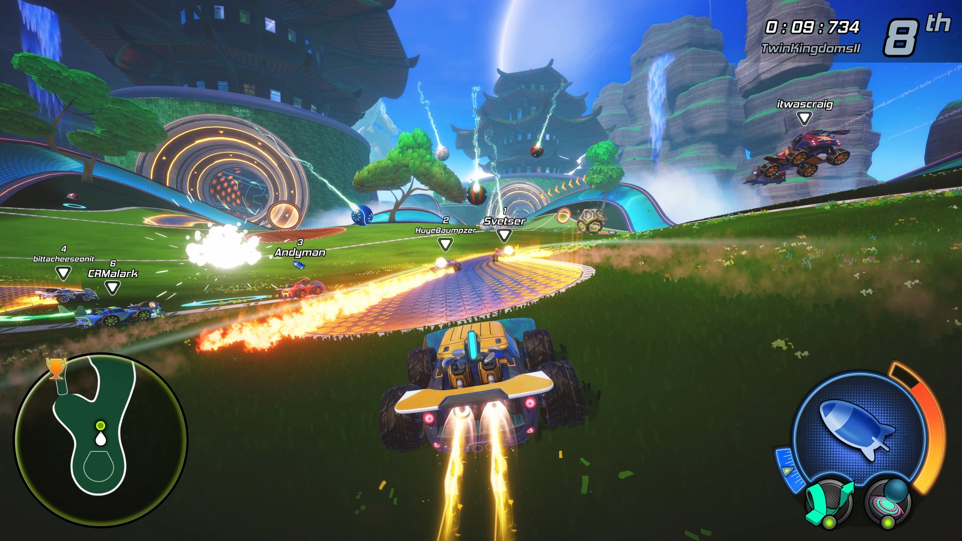 Turbo Golf Racing Screenshot