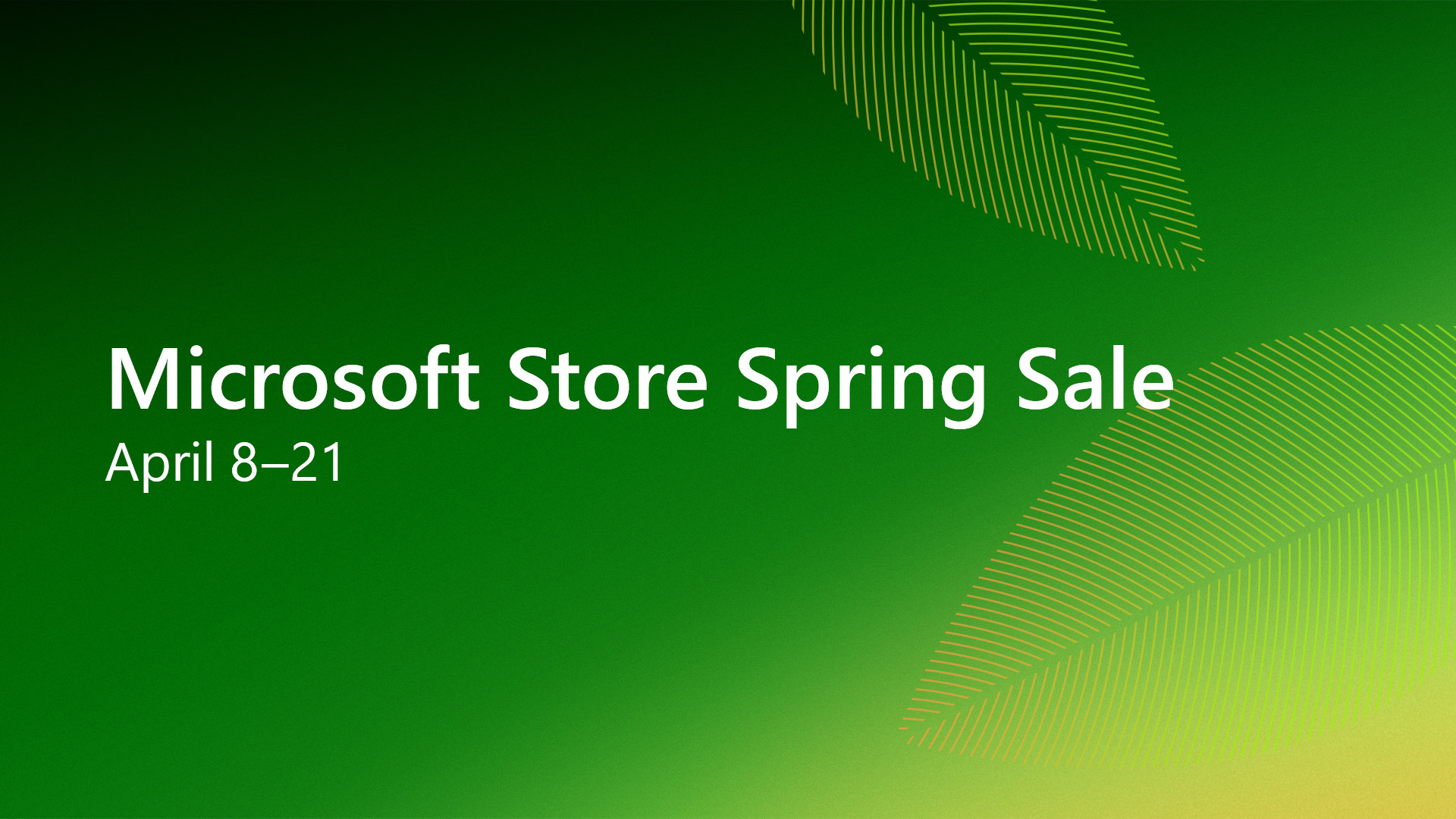Microsoft Store Spring Sale Hero Image