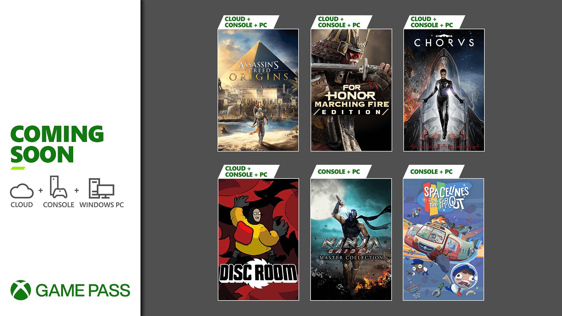 Xbox Game Pass - Coming Soon - March 2022 Hero Image