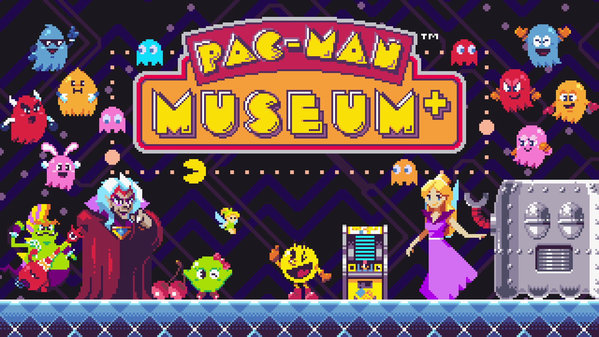 PAC-MAN MUSEUM+ Key Art