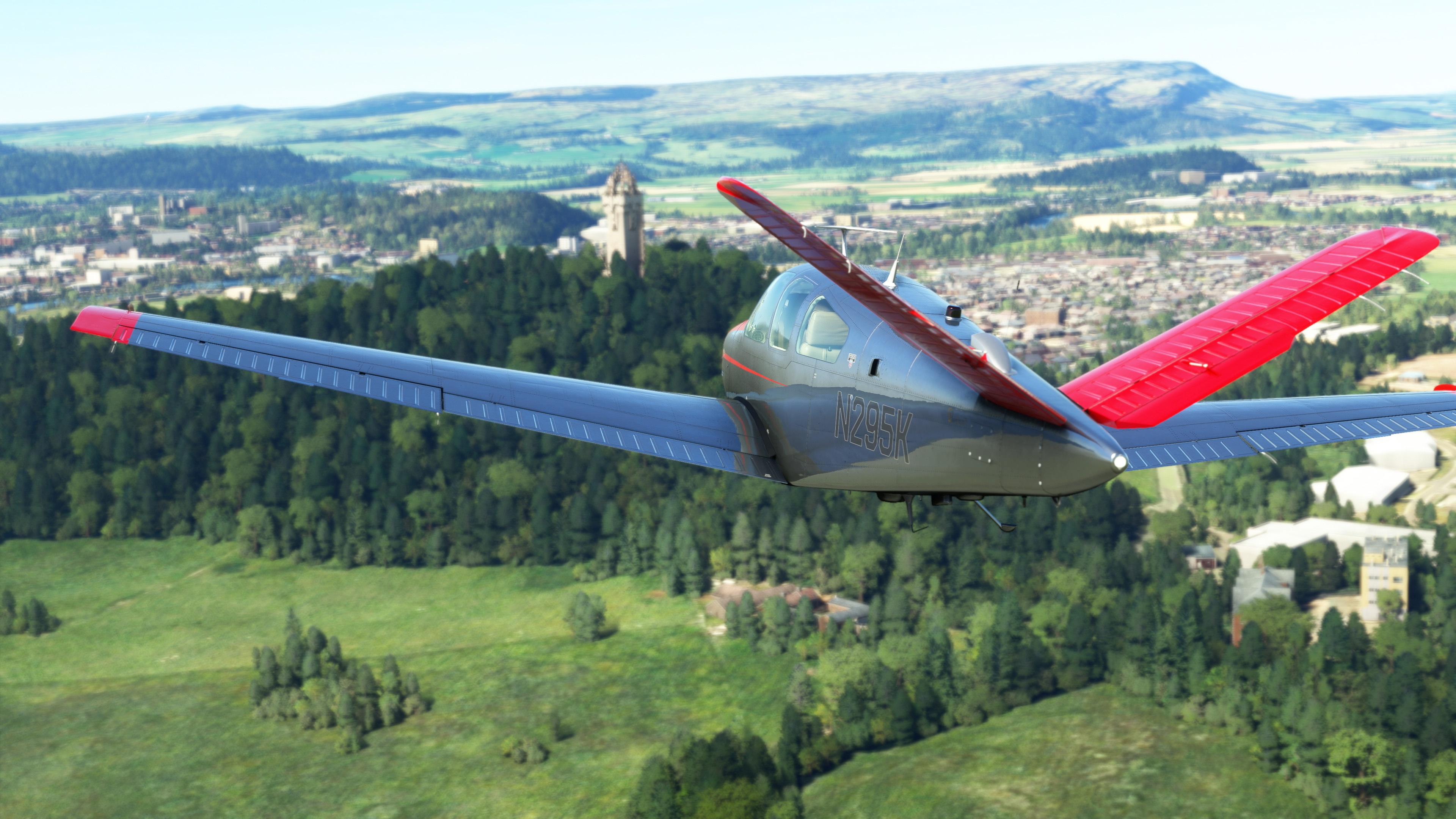 Microsoft Flight Simulator - Beechcraft Bonanza V35 Screenshot