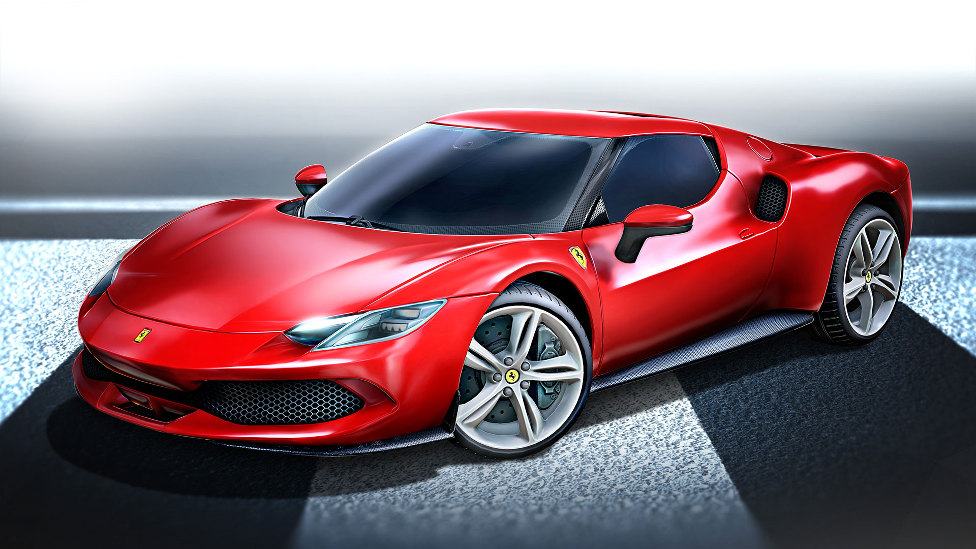 red ferrari