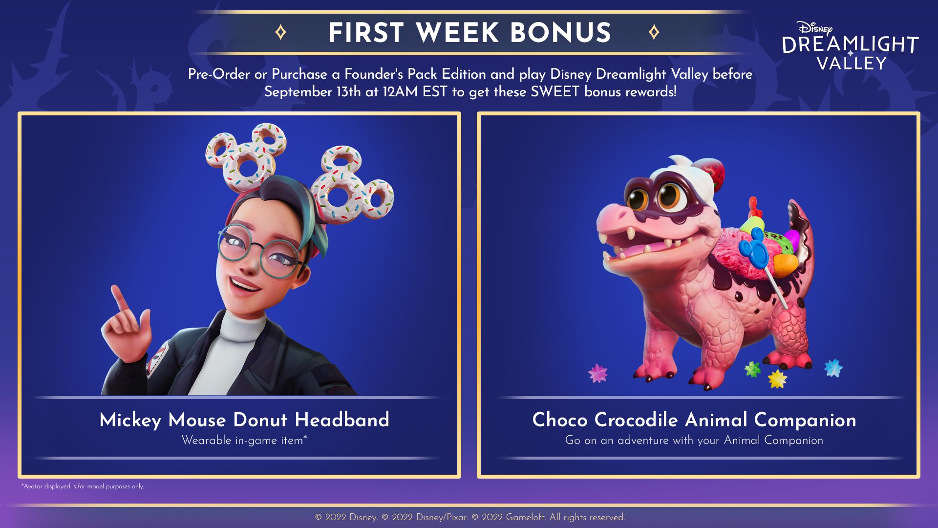 Disney Dreamlight Valley - First Week Rewards