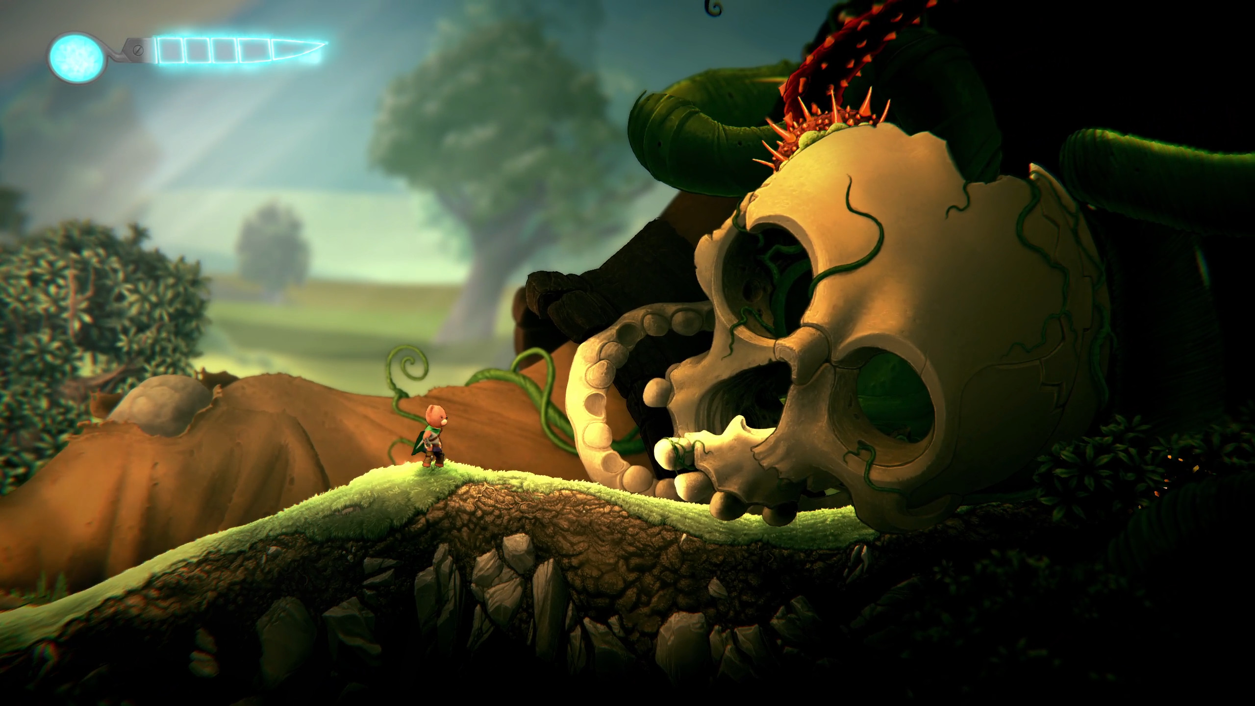 beanstalk and skull