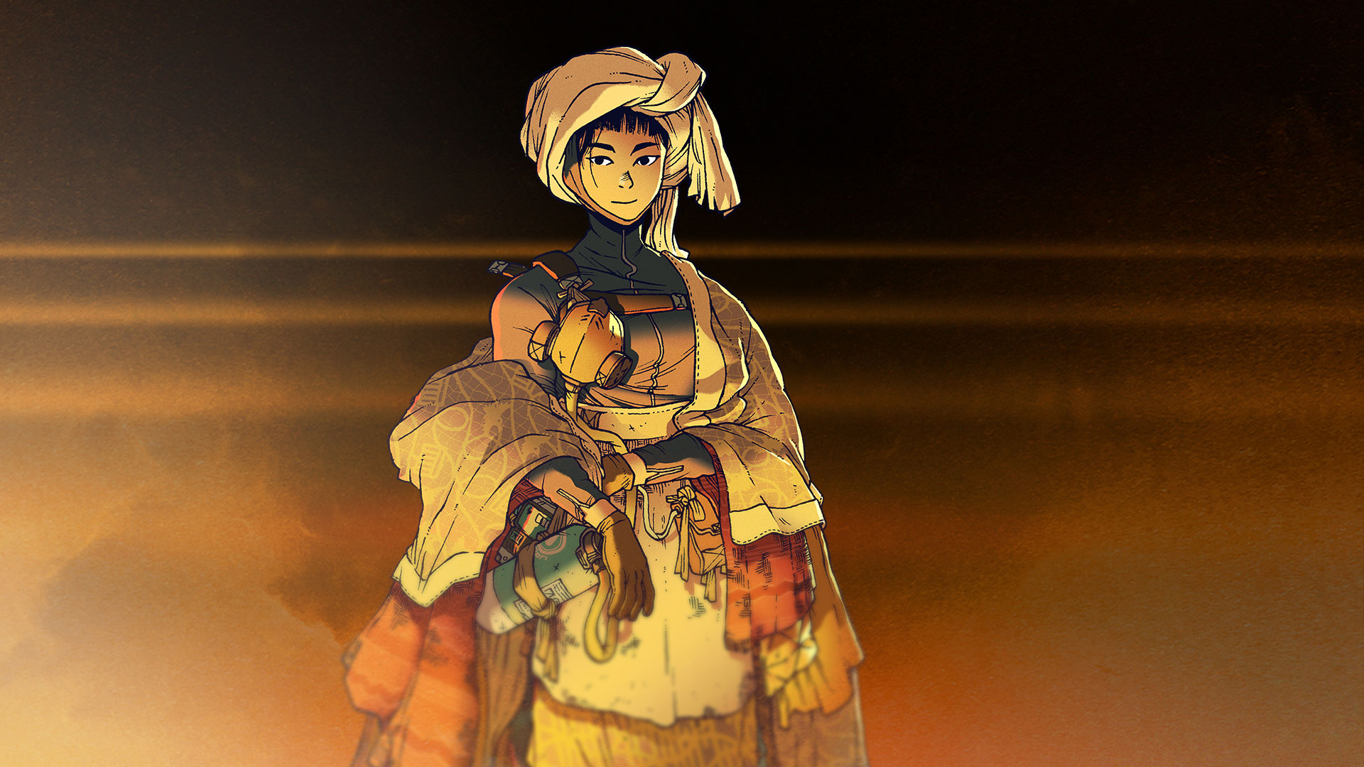 character closeup