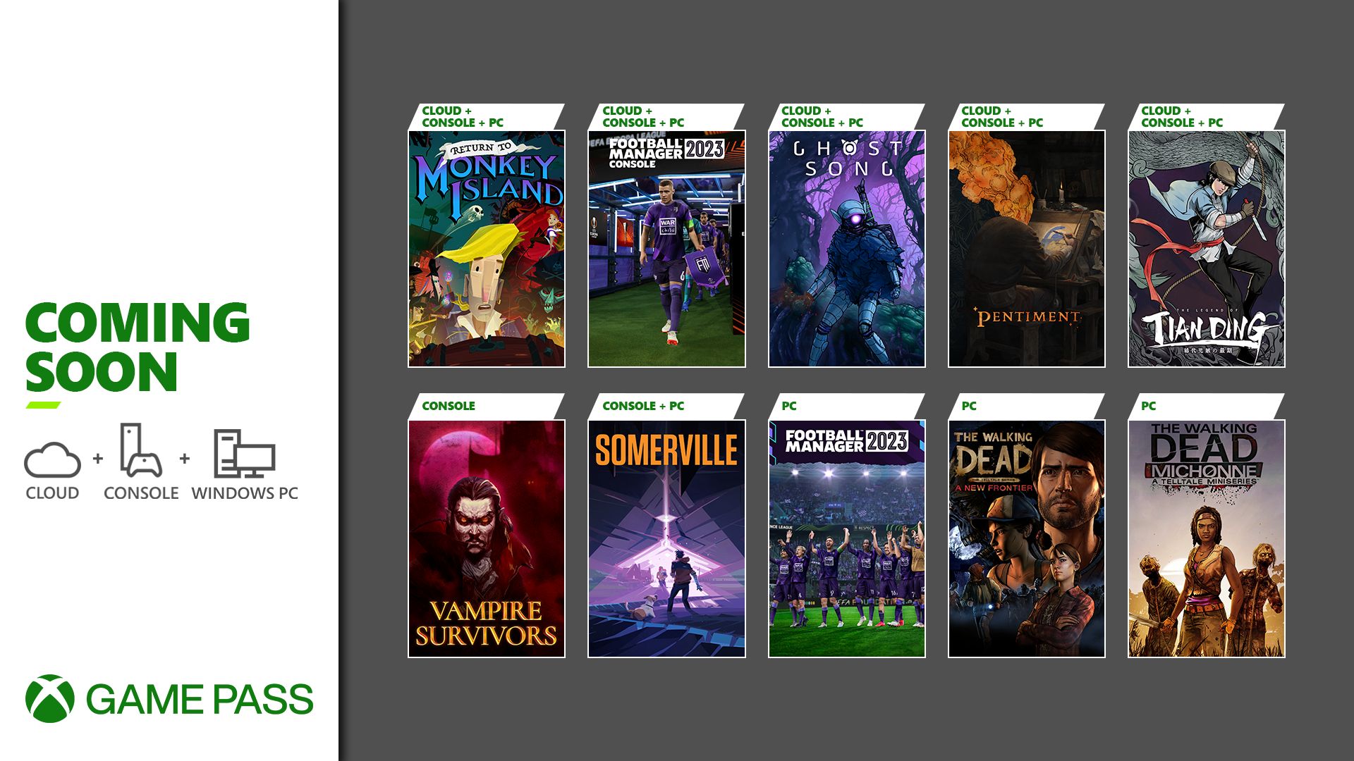 Xbox Game Pass - November Wave 1