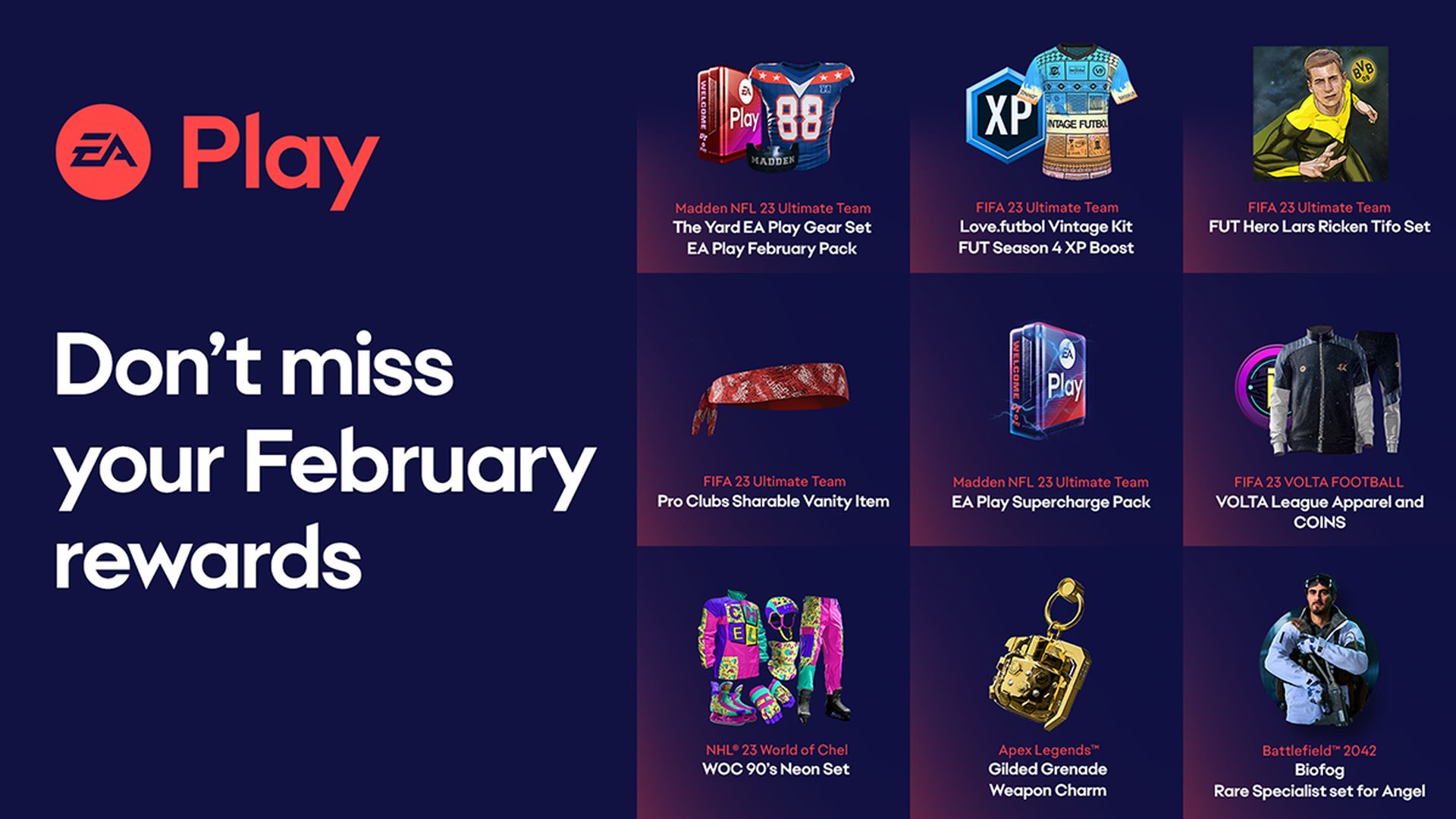 EA Play Rewards - February