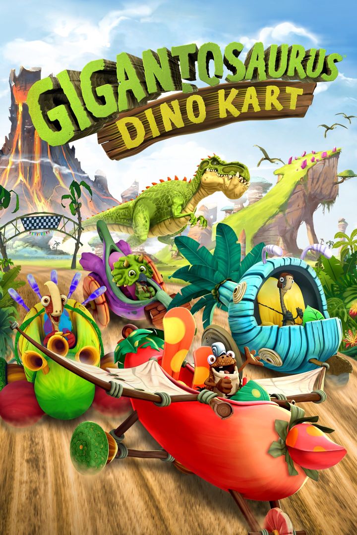 Gigantosaurus: Dino Kart Box Art
