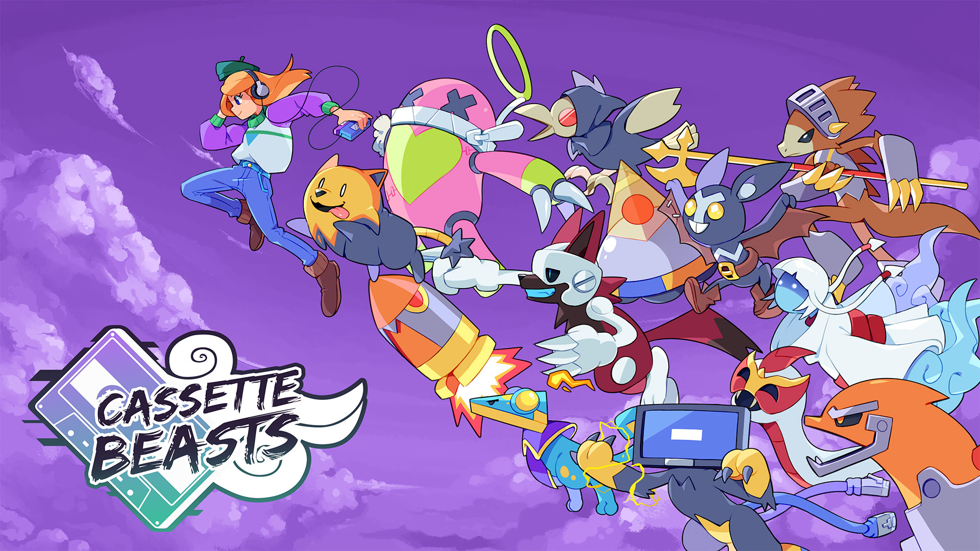 Cassette beasts key art