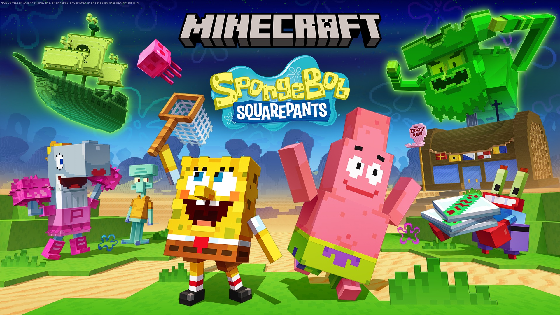 Minecraft SpongeBob DLC Hero Image