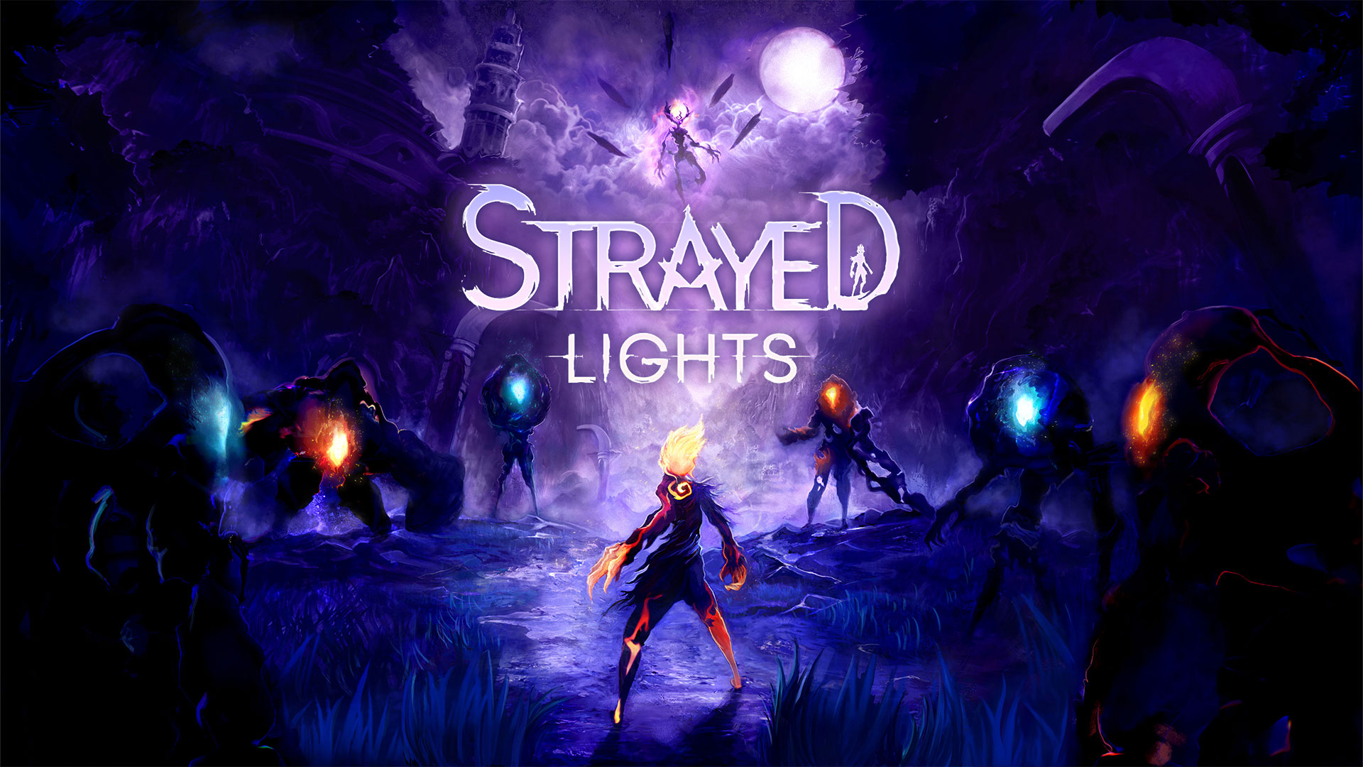 Strayed Lights titled key art