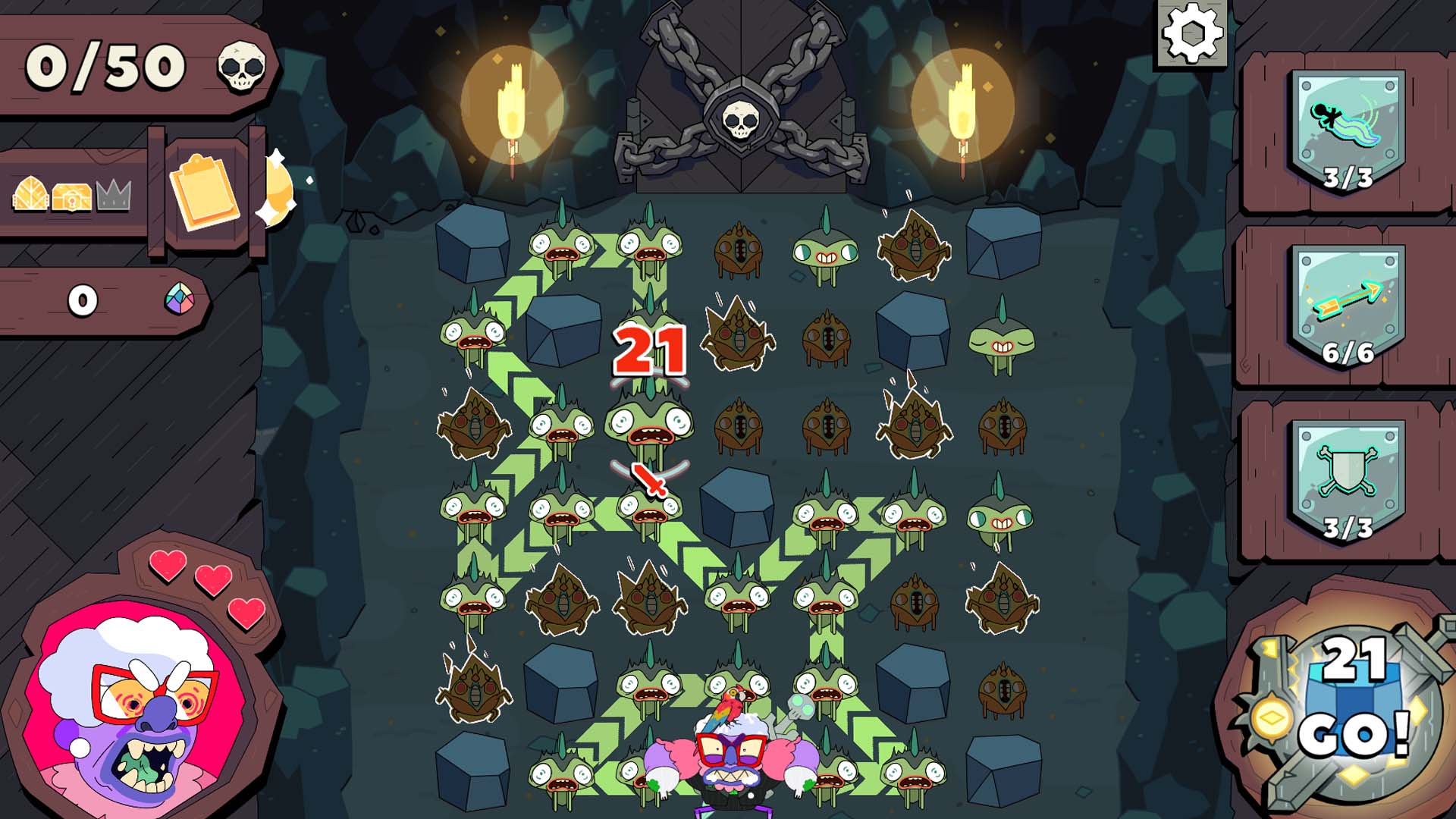 Grindstone level screenshot