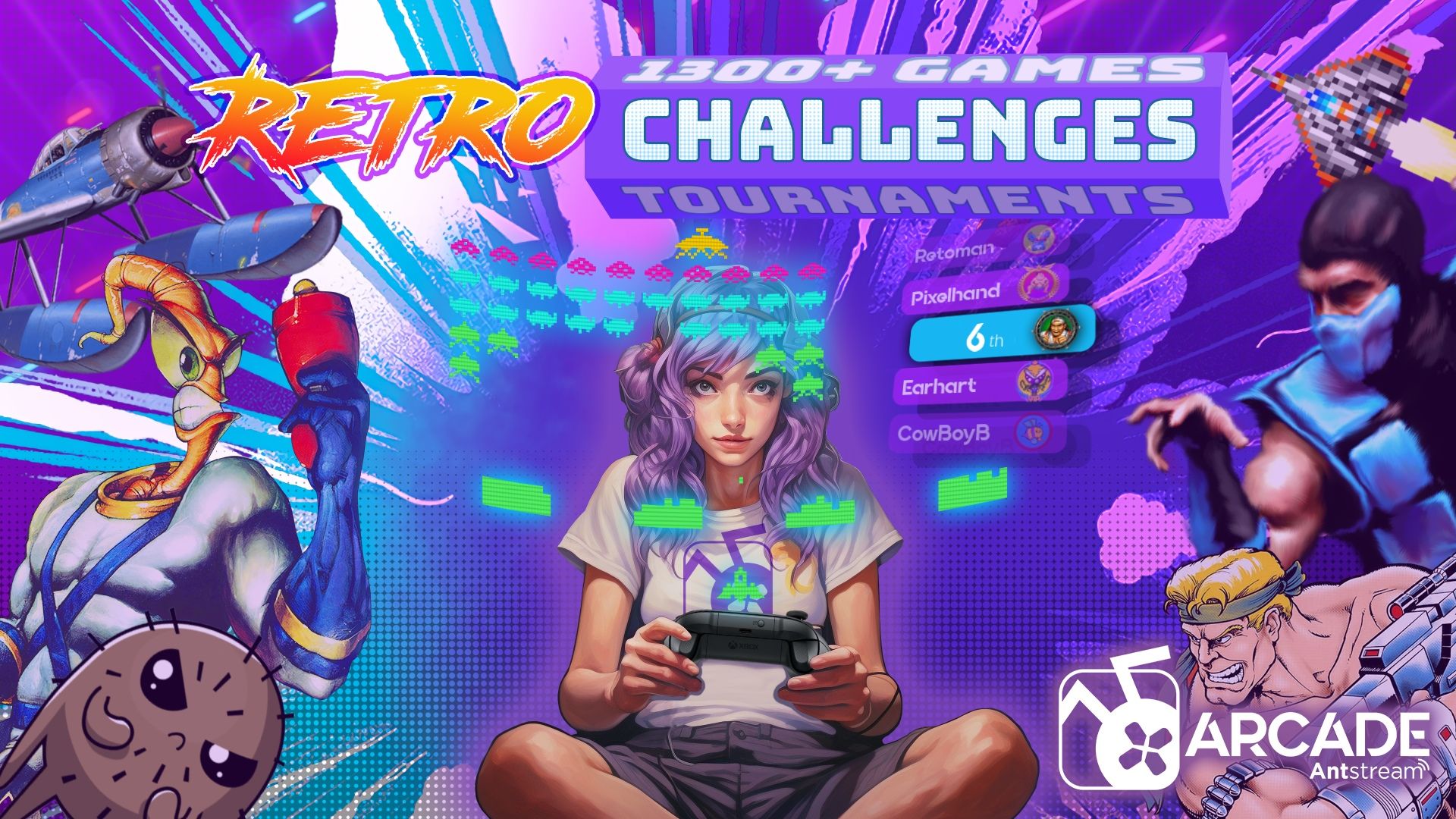 Antstream Arcade In-line Asset