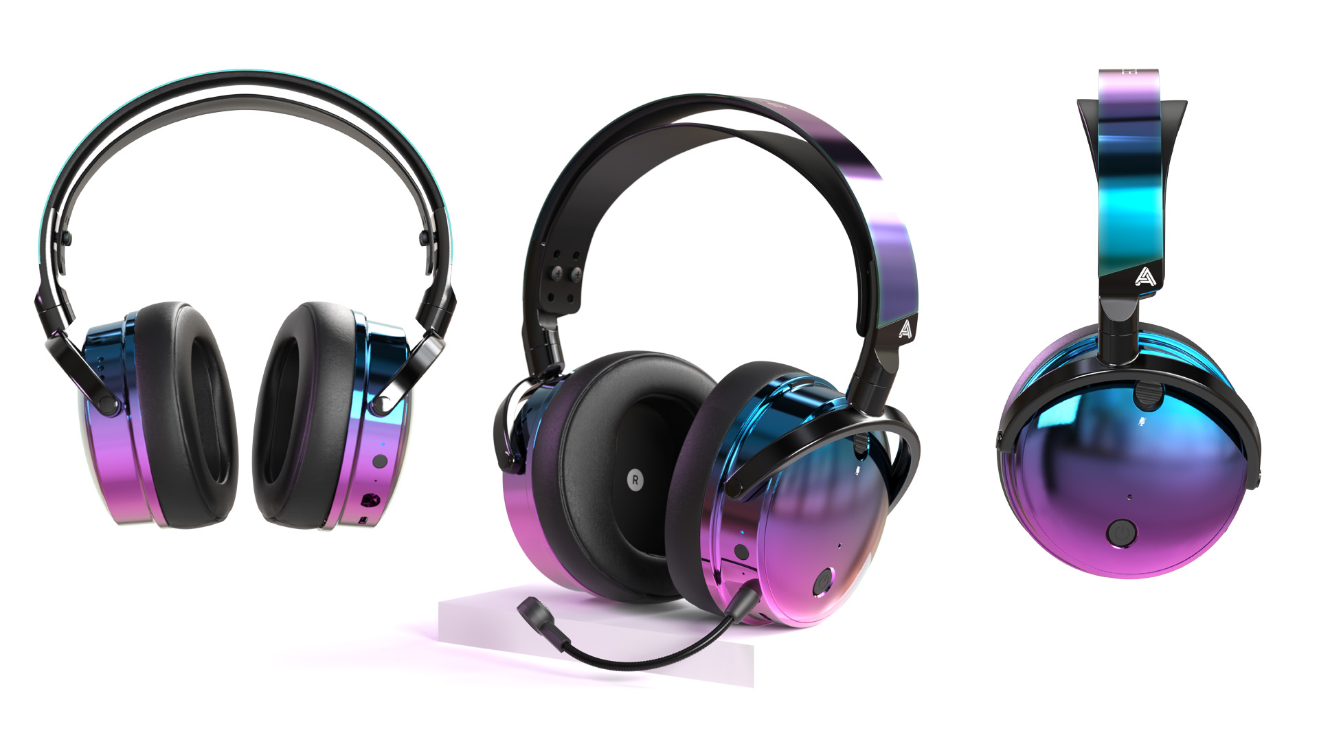 Audeze Maxwell Ultraviolet Edition Wireless Gaming Headset Image