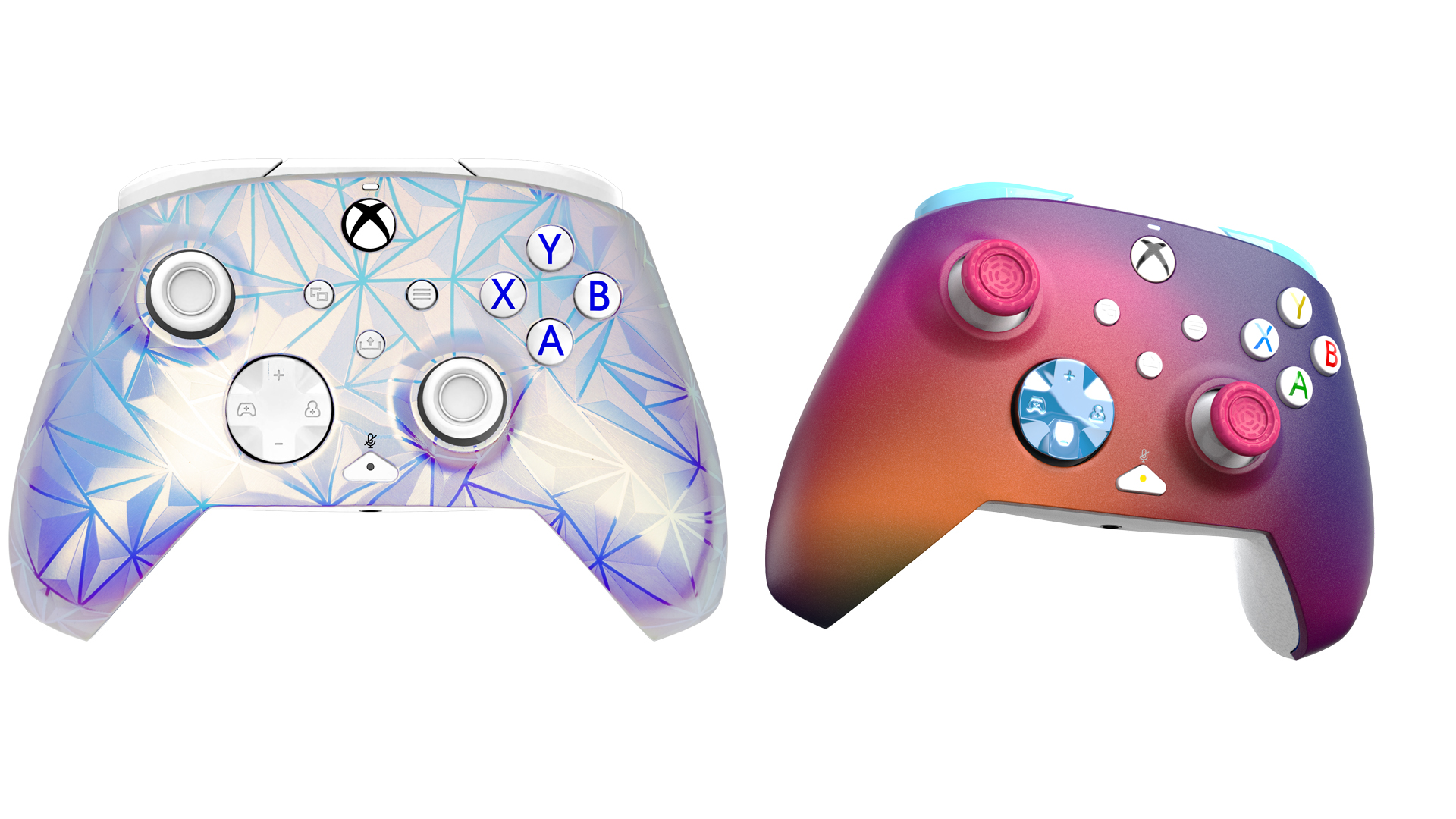PDP Wired Controller for Xbox – Frosted Diamond and Australian Opal Image