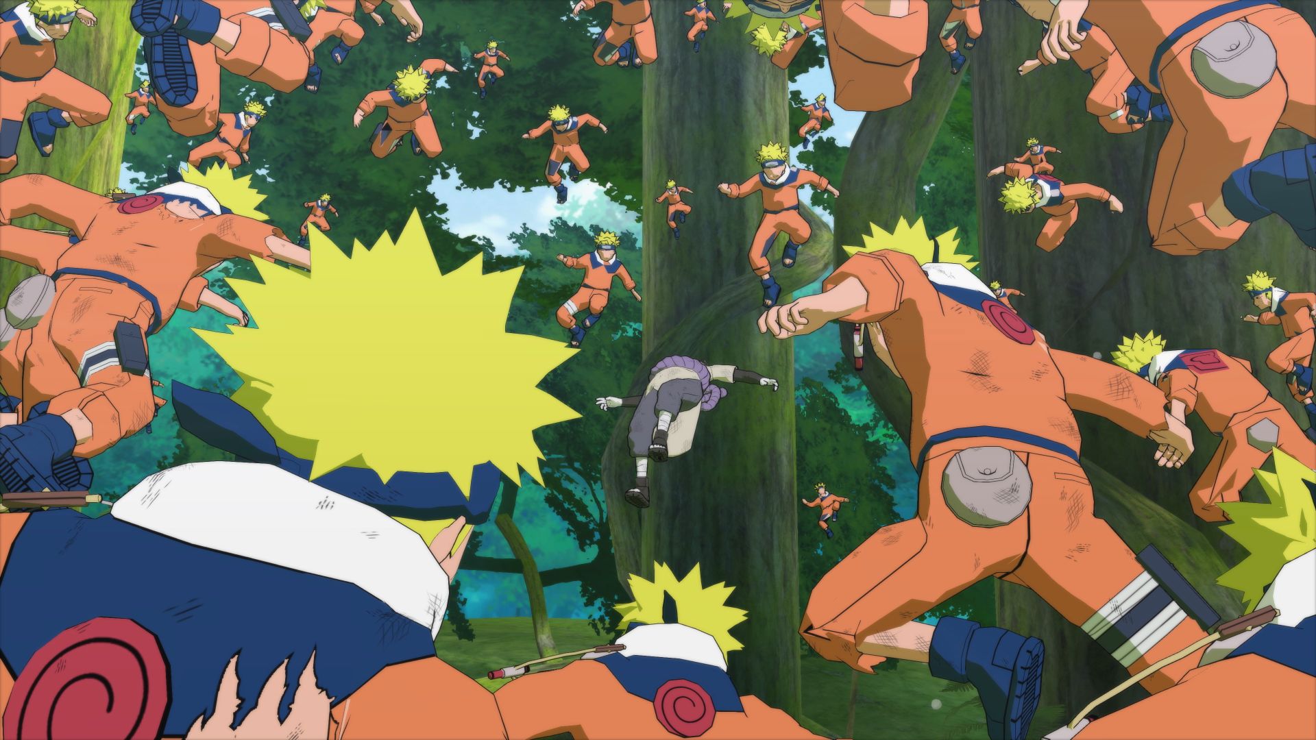 Arena combat screenshot from Naruto X Boruto: Ultimate Ninja Storm Connections