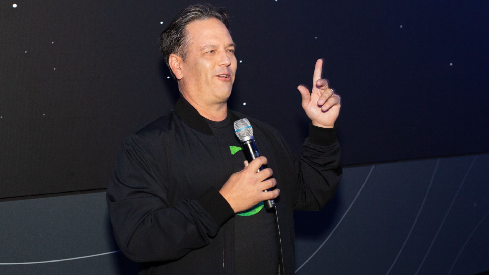 A photo of Phil Spencer at Gamescom