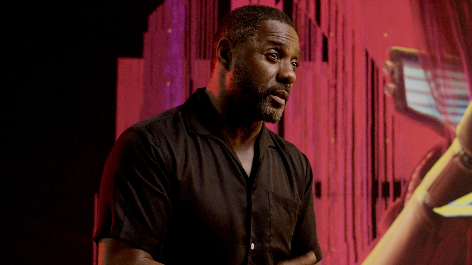 Idris Elba Cyberpunk Hero