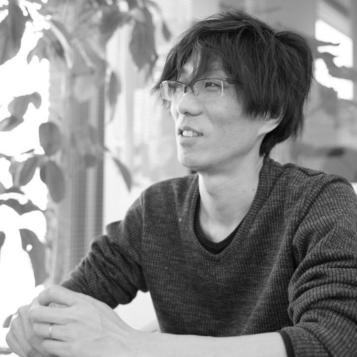 Lead Art Director Keita Sakai Black and White Headshot