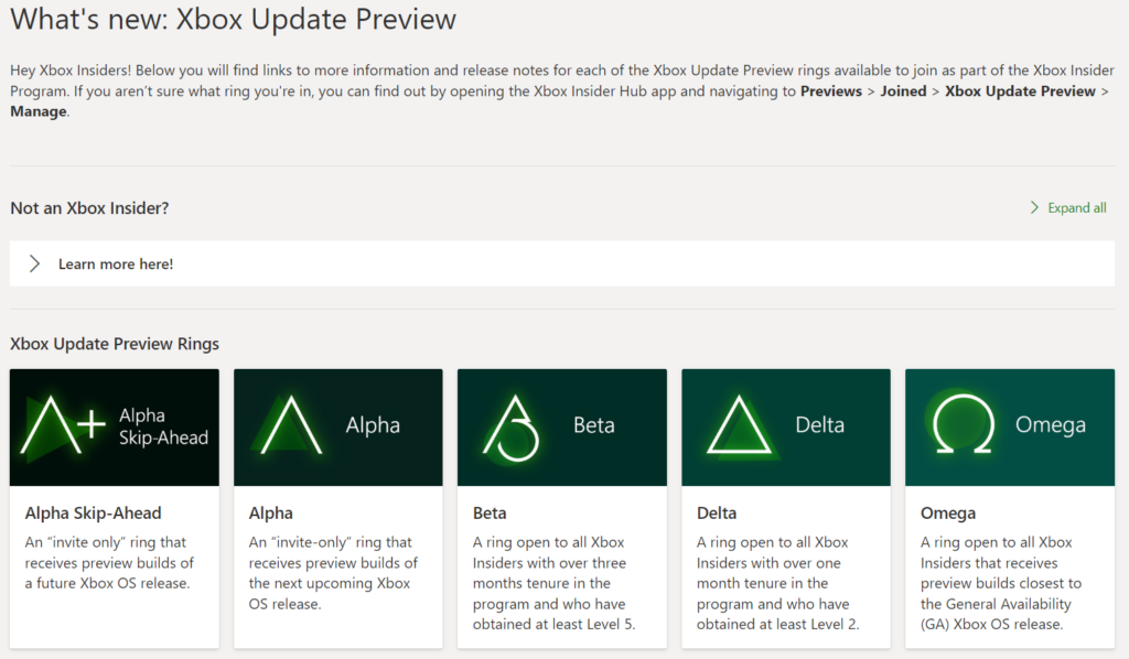 Xbox Update Preview Xbox Insider Release Notes Have a New Home! - XBOX Wire