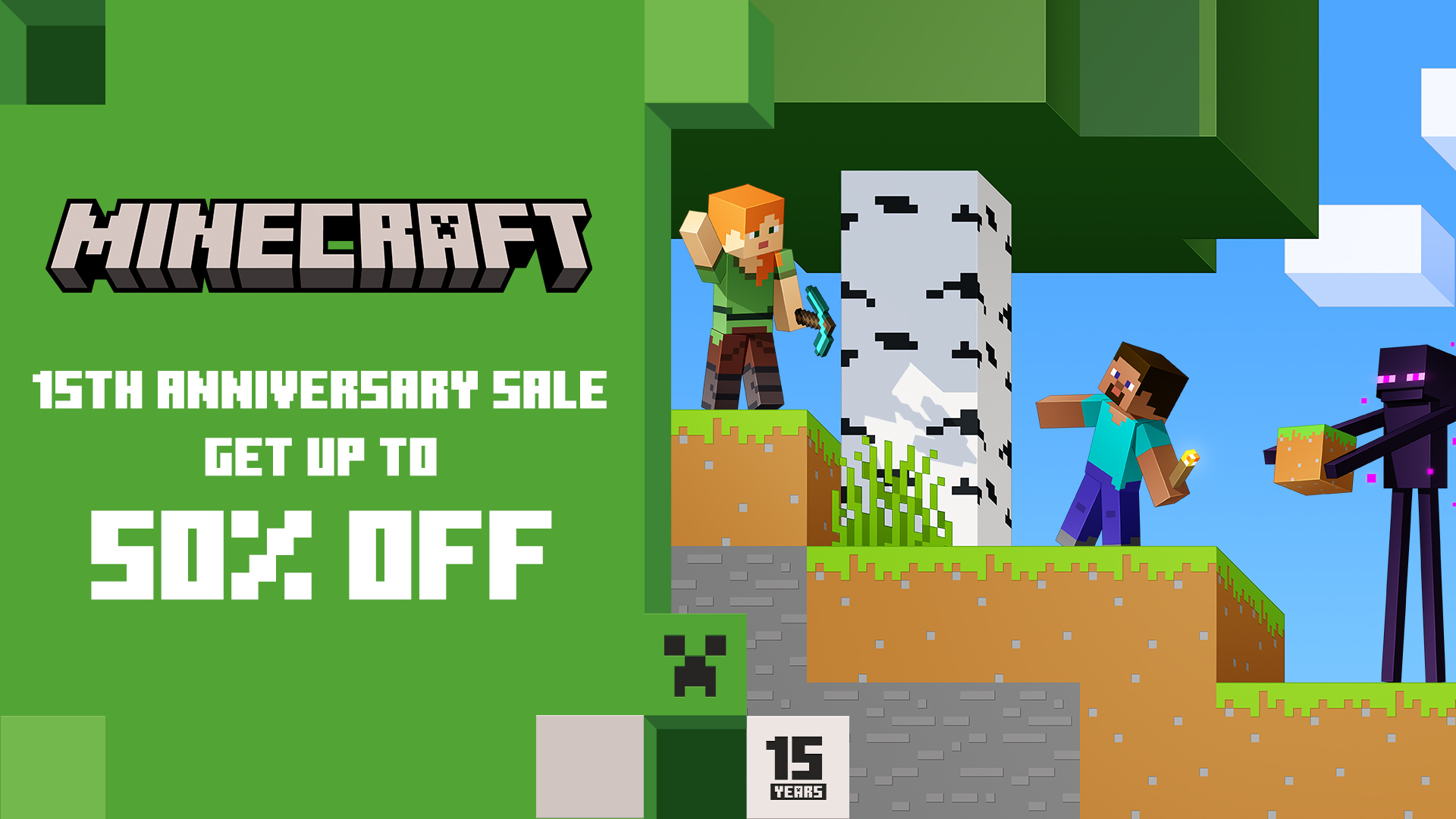Minecraft Sale Hero Image