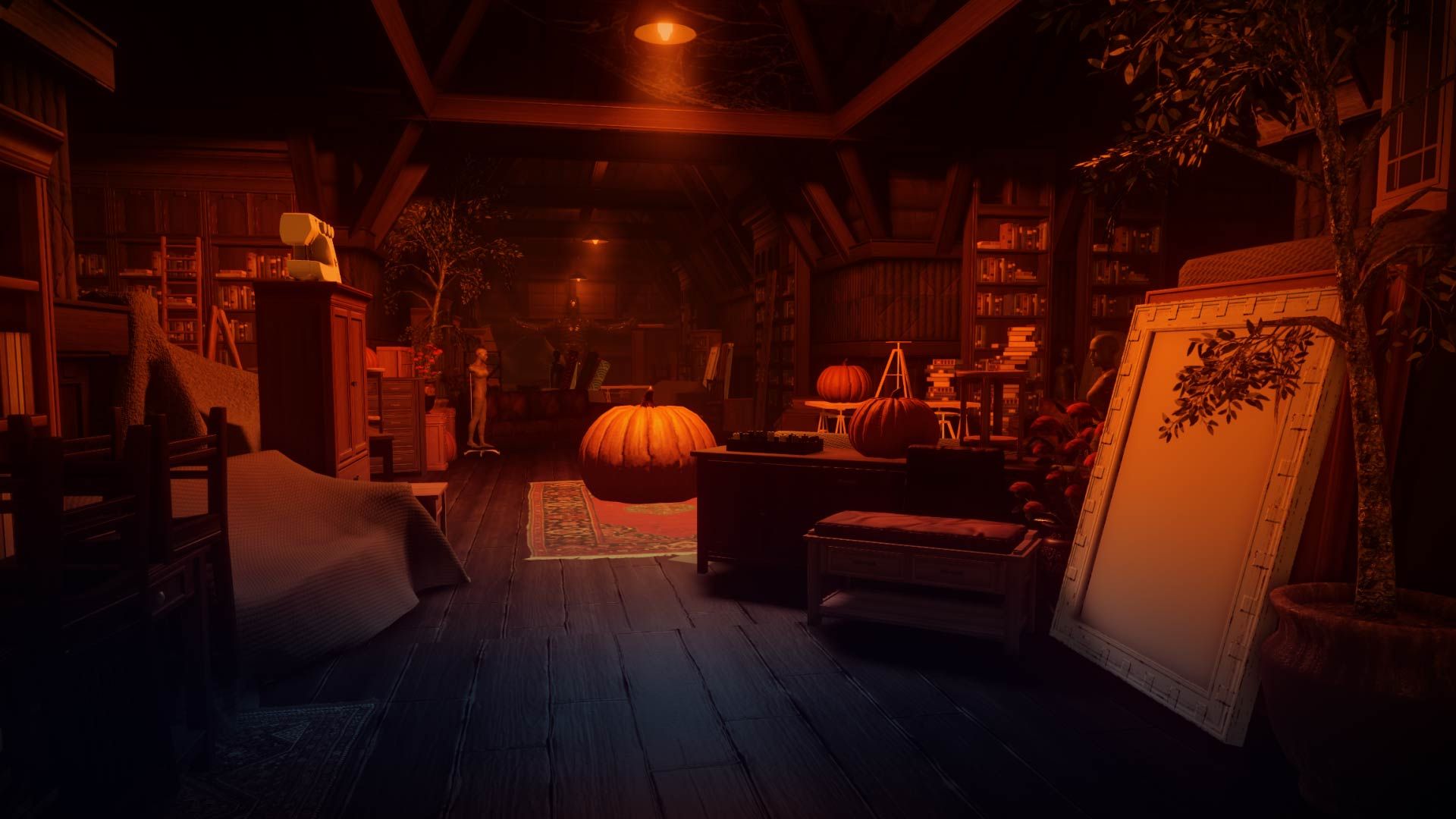 Roblox Halloween Event Scene — Historical Context Roblox Halloween event attic scene used as historical context for The Hollow launch troubleshooting