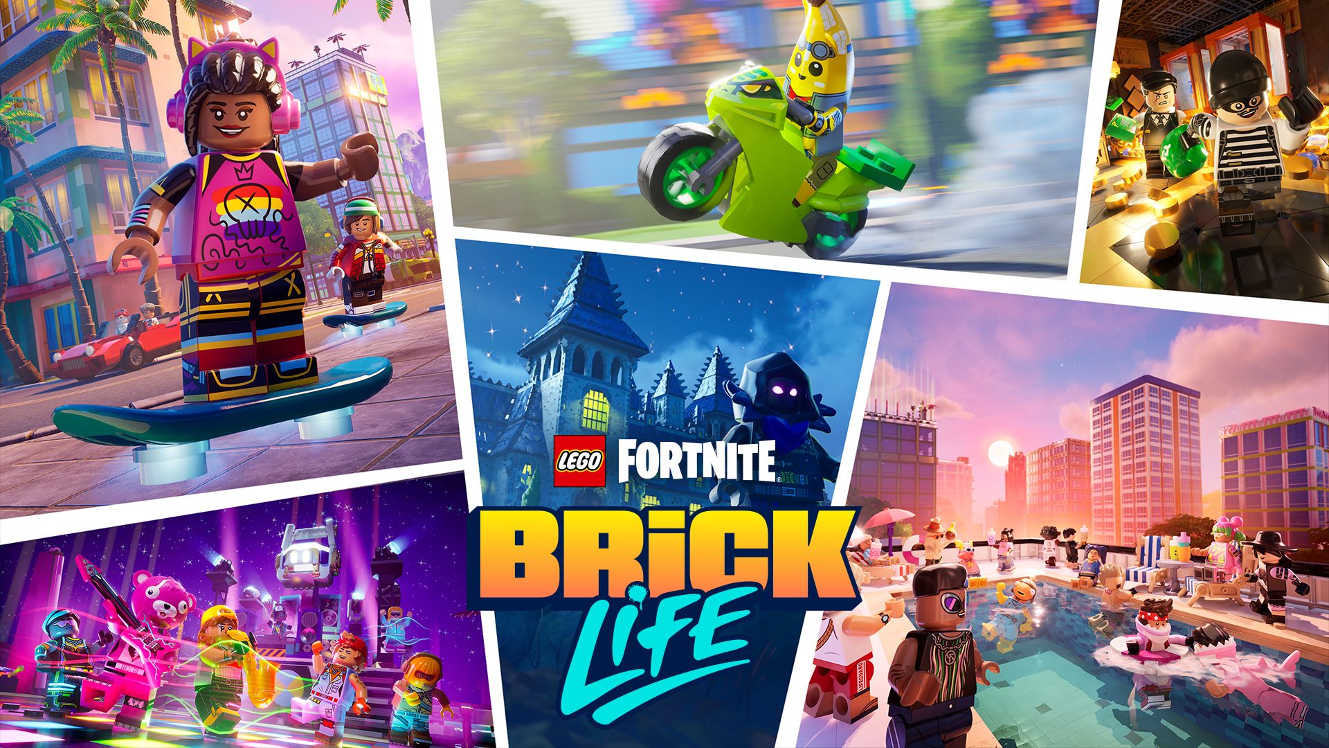 LEGO Fortnite Brick Life Key Art