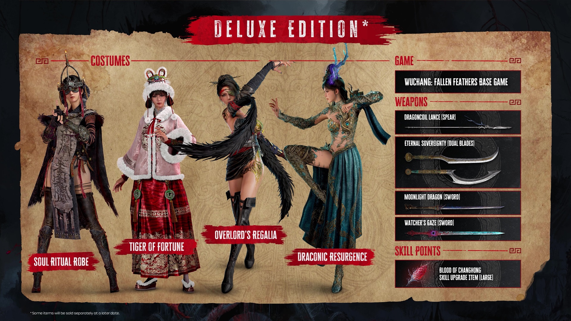 Wuchang: Fallen Feathers Screenshot of Pre-order Bonuses