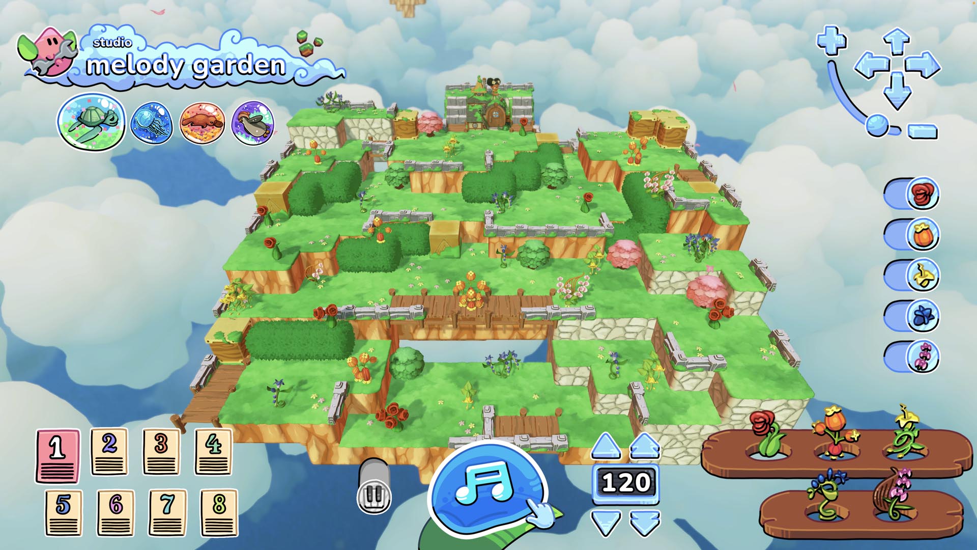 Tempopo Melody Garden Screenshot