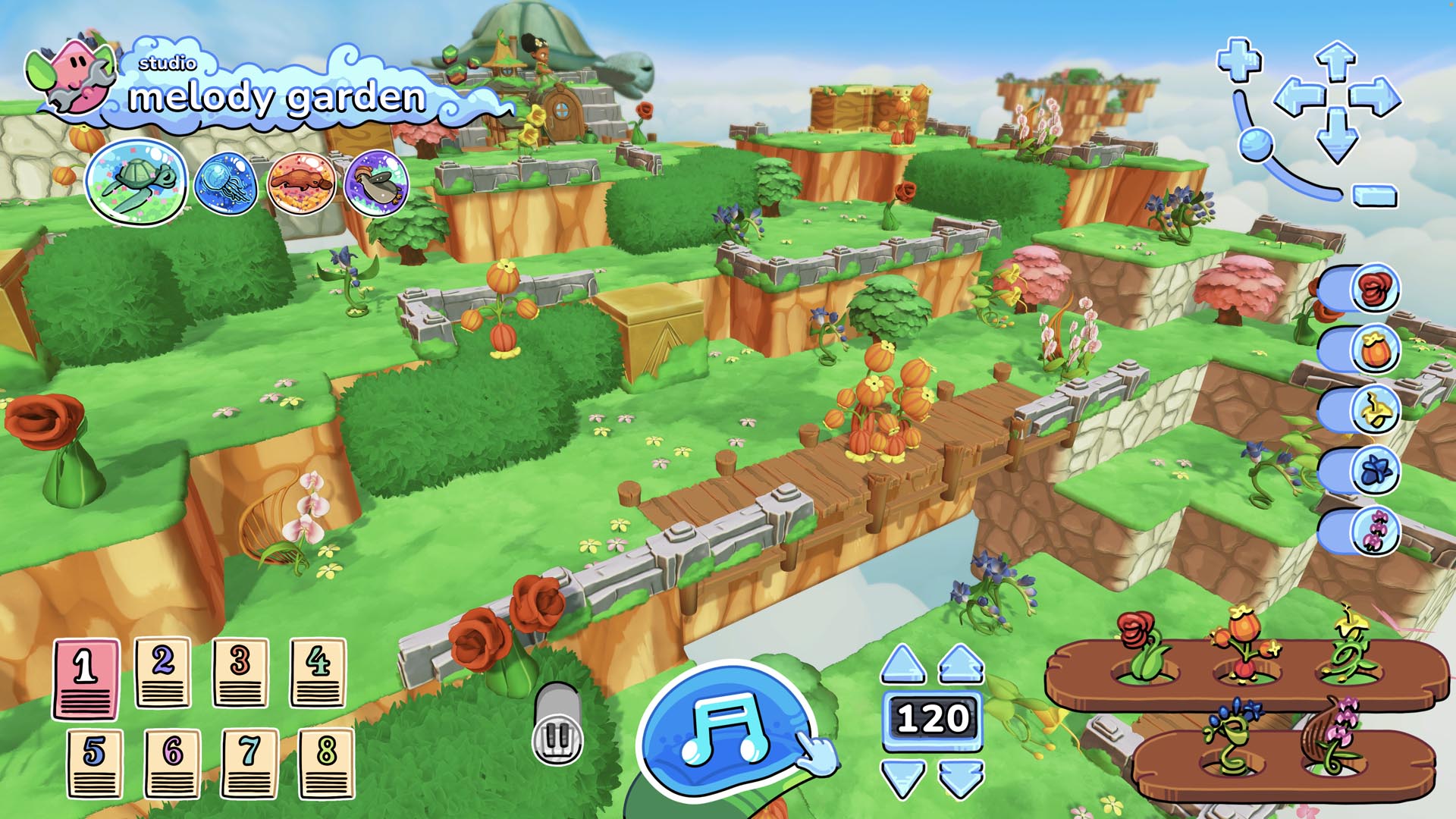 Tempopo Melody Garden Screenshot