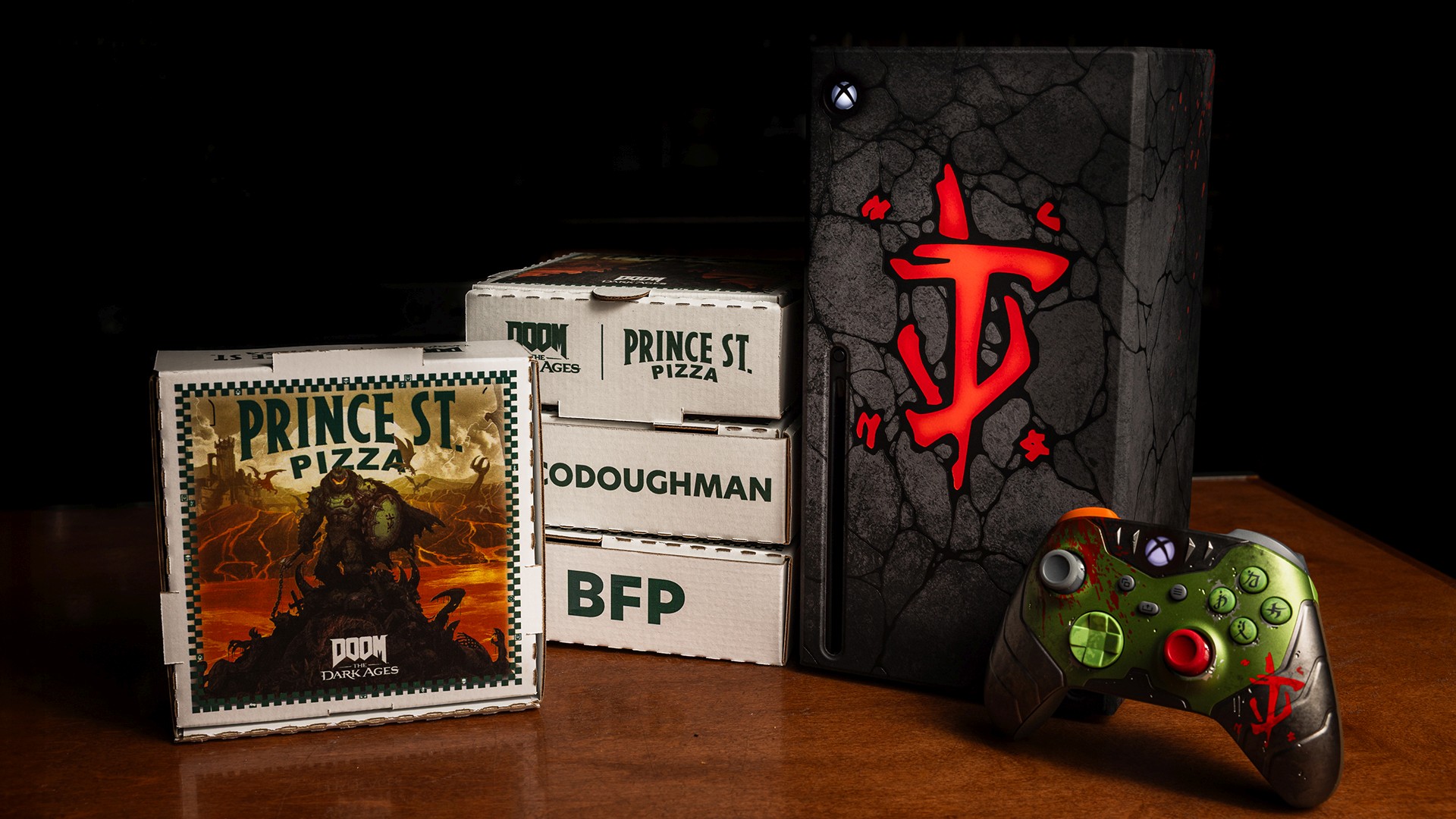 A Special Delivery from Hell: Xbox and DOOM Team Up with Prince St. Pizza