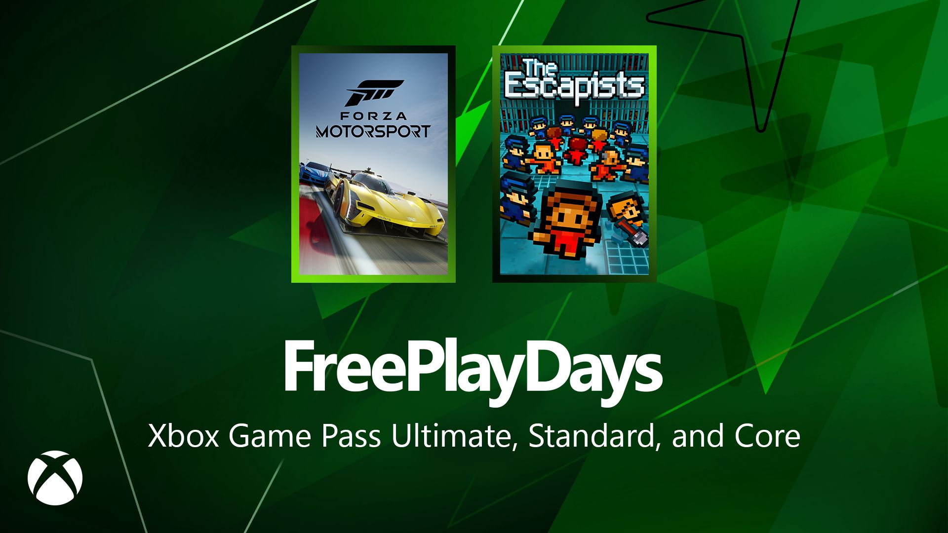 Free Play Days – Forza Motorsport and The Escapists