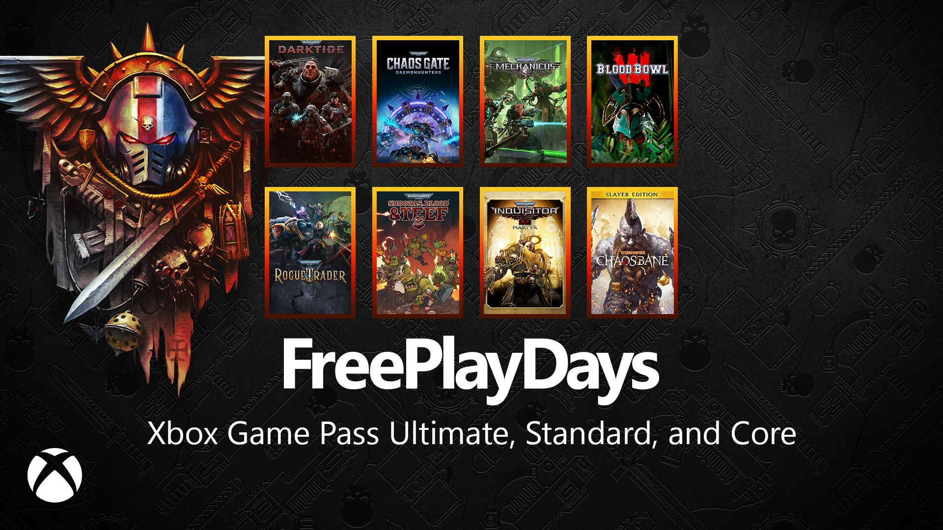 Free Play Days – Warhammer Takeover Featuring 8 Games