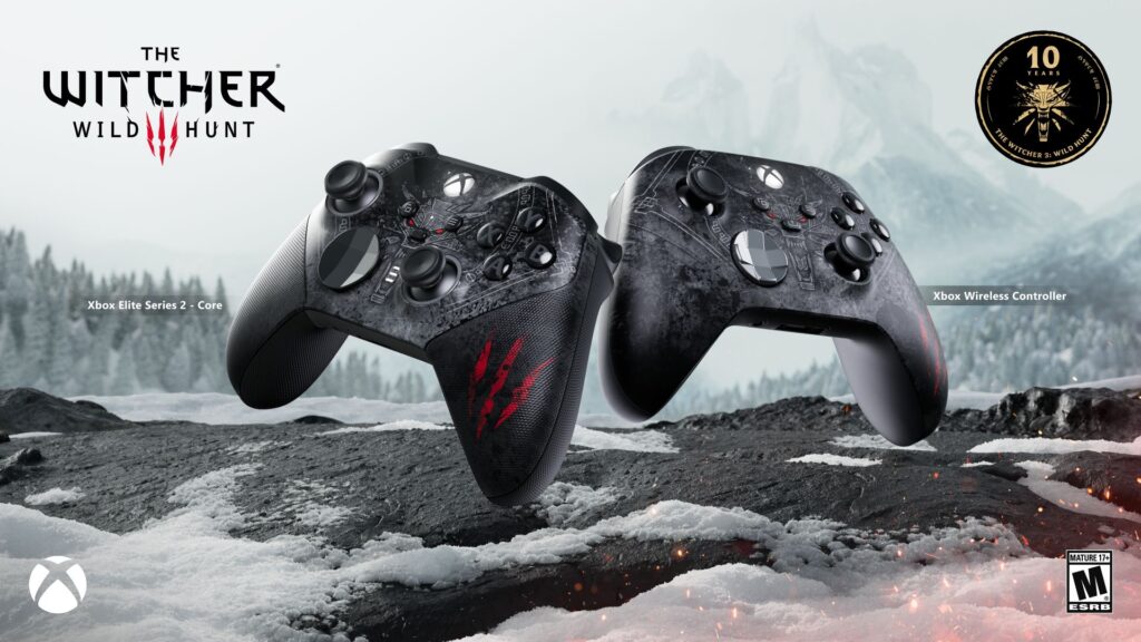 Celebrate 10 Years of Killing Monsters With Special Edition The Witcher 3: Wild Hunt Xbox Controllers