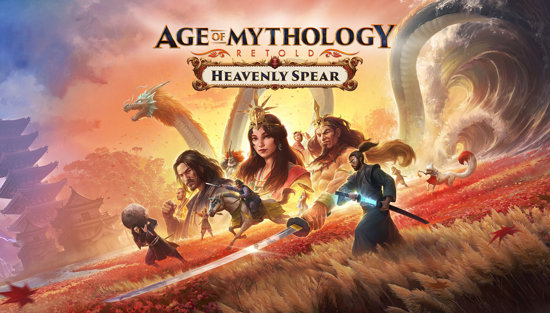 Age of Mythology Retold Heavenly Spear Key Art